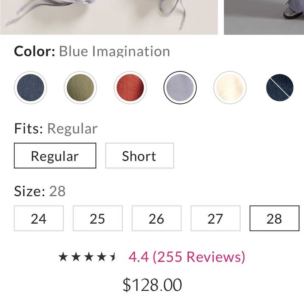 Free People We The Free Lotus Balloon Jeans-Blue Imagination-28-NWT - Picture 7 of 11